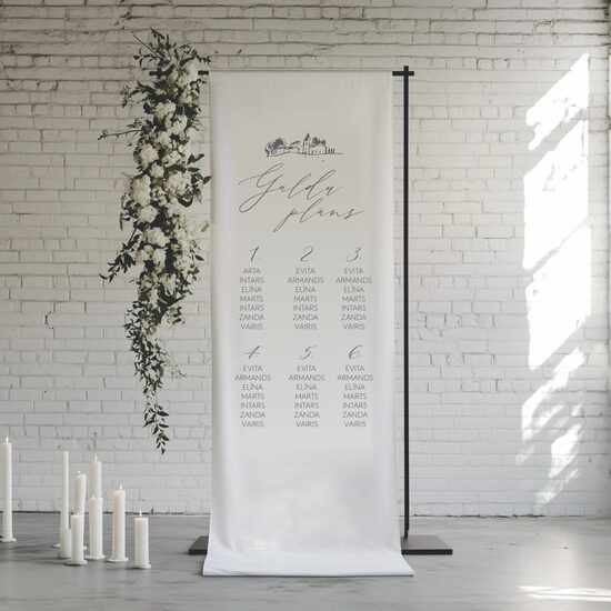 Auduma sēdvietu plāns | Dabasskats