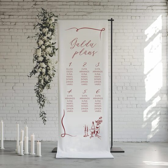 Auduma sēdvietu plāns | Kičs