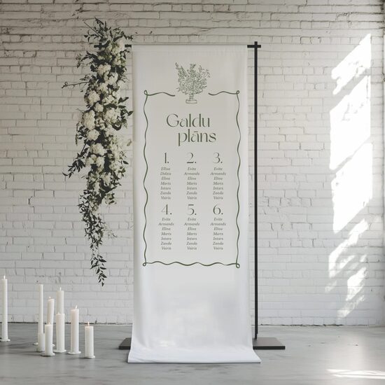 Auduma sēdvietu plāns | Rāmī