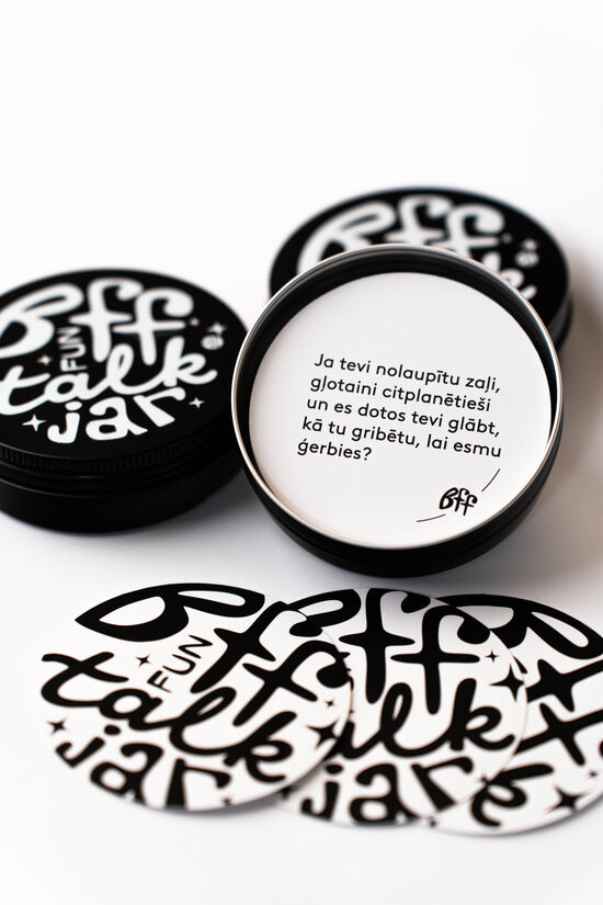 BFF Fun Talk Jar - jaunājumu kārtis